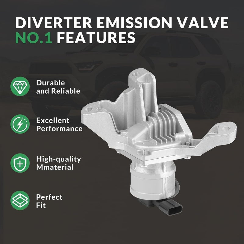 Ricmjend 25702-31013 Left Valve Emission Control NO.2 Compatible with Toyota Tundra 4Runner FJ Cruiser 2010-2023 Air Switch Valve 4.0L V6 Replaces 25702-31014 25702-31010 25702-31012 - Image 5